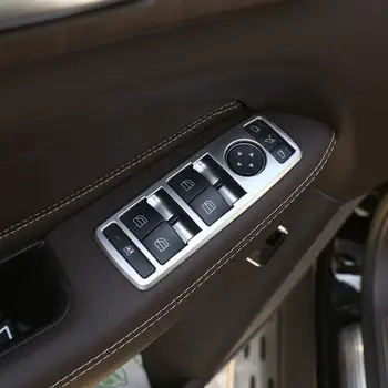ABS Матовая Накладка Кнопки Включения Стеклоподъемника для Mercedes Benz GLS X166 2016-2019
