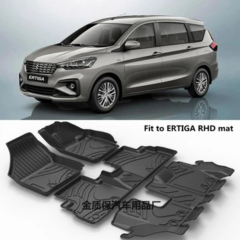 Использовать для 2019 + нового автомобильного ковра SUZUKI Ertiga XL6 на заказ, автомобильные коврики подходят для SUZUKI Ertiga XL6 на заказ, водонепроницаемые коврики