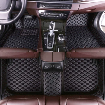 Автомобильные коврики для Chevrolet Impala 2014-2019, Изготовленные на заказ Кожаные Ковры, Водонепроницаемые Аксессуары для интерьера Автомобиля