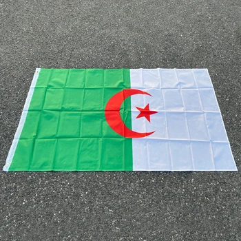 флаг aerlxemrbrae 90*150 см Флаг Алжира Полиэфирный флаг 5 *3 фута Высокого качества