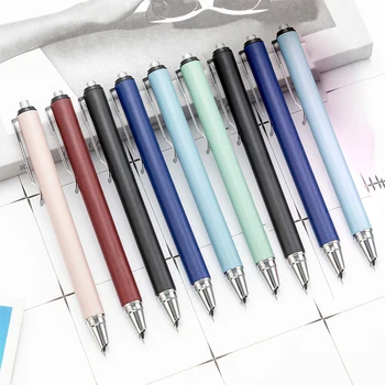 Креативная Мультяшная пластиковая ручка для печати, многоцветная ручка для занятий каллиграфией, Сменная сумка для чернил, Канцелярские принадлежности, деловой подарок