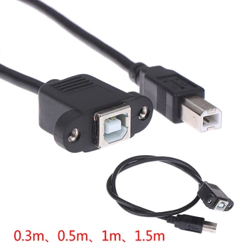 Удлинительный кабель для принтера USB 2.0 Type B от мужчины к женщине Type B С креплением на панель
